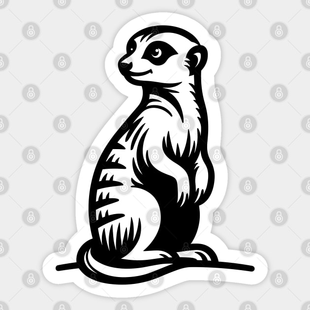 Meerkat Sticker by KayBee Gift Shop